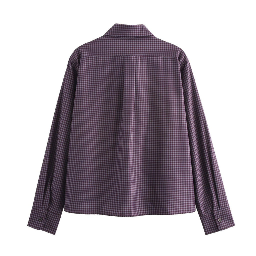 Women's Street Plaid Shirt