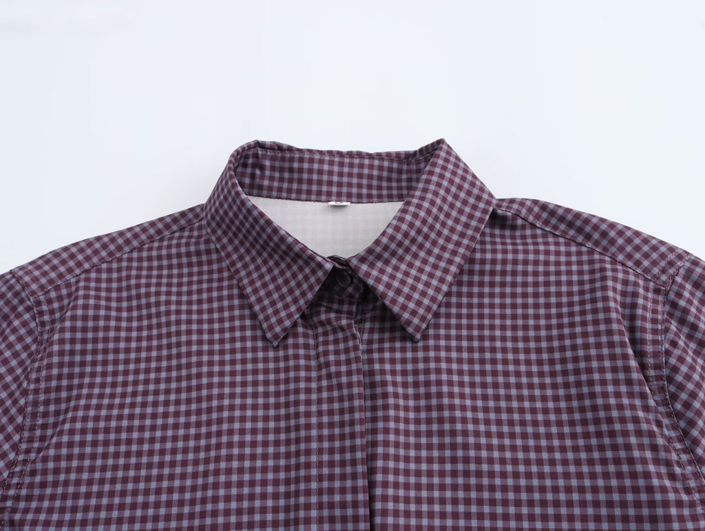 Women's Street Plaid Shirt