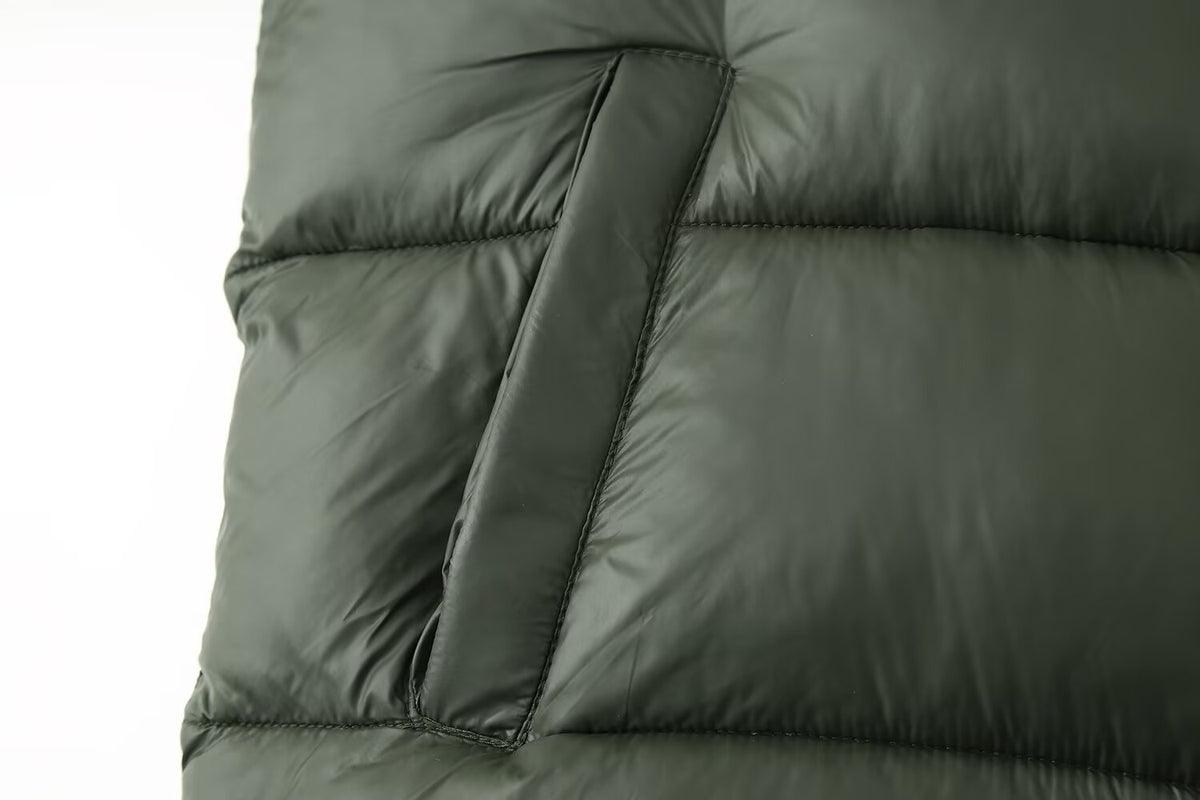 Women's Two Color Hooded Long Sleeve Down Cotton Jacket Coat