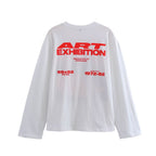Women's Retro Graphic Long Sleeve Top