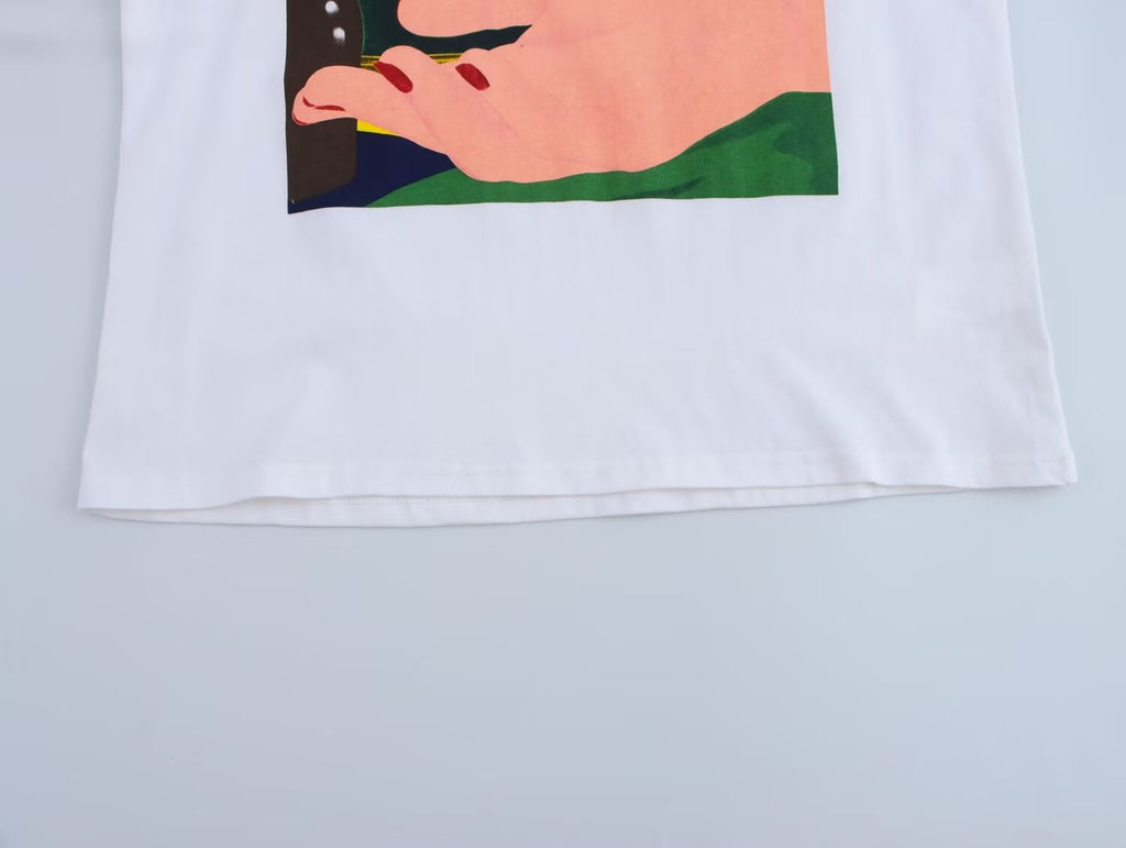Women's Retro Graphic Long Sleeve Top