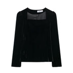 Women's Autumn Winter Lantern Sleeve Top and Skirt Two-Piece Set