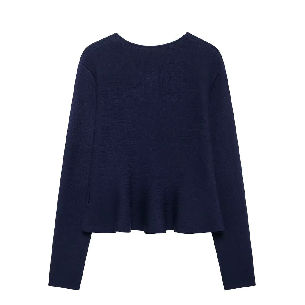 Women's Knit Two-Piece Skirt Set