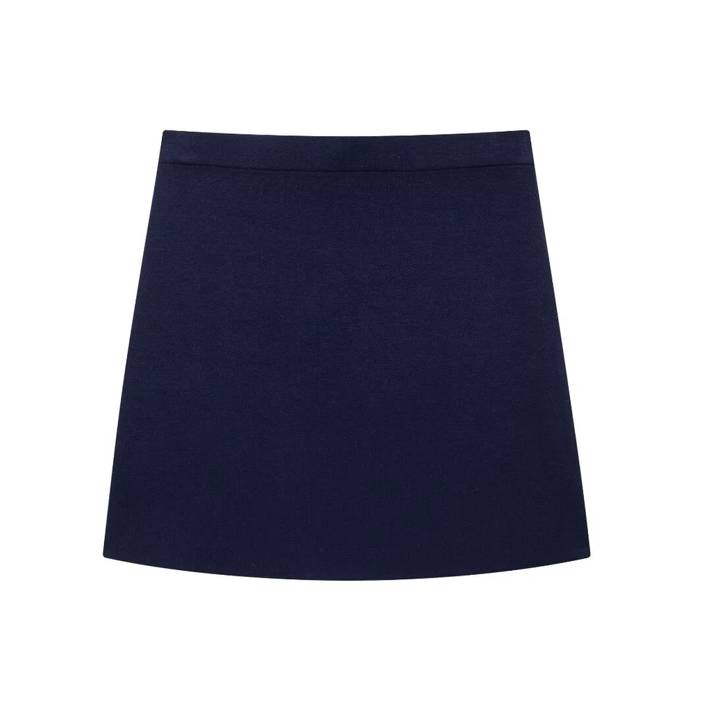 Women's Knit Two-Piece Skirt Set