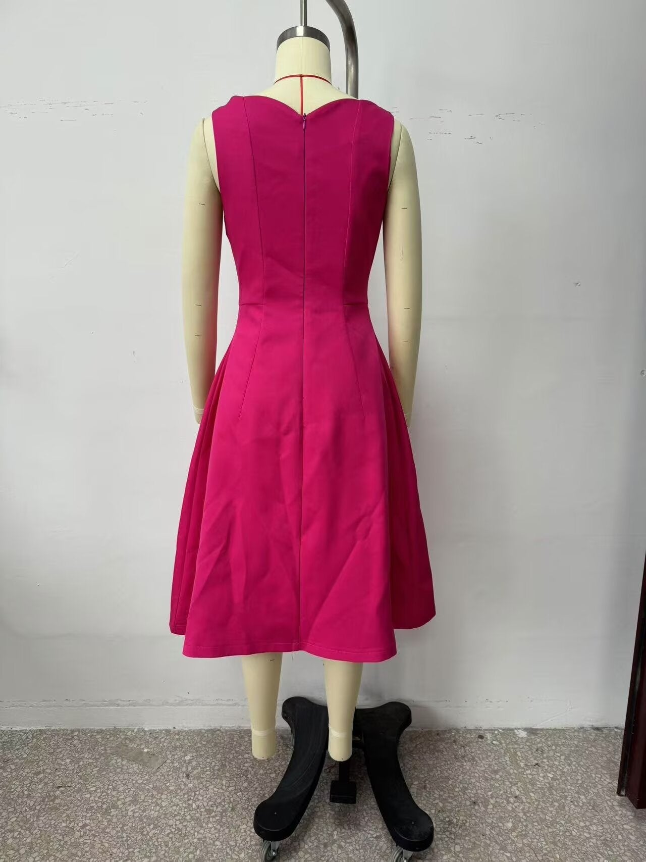 Winter Women Clothing Simple Thin Stereo Bowknot Decoration Dress