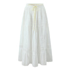 Women's Spring Summer French Lace Top and Skirt Two-Piece Set