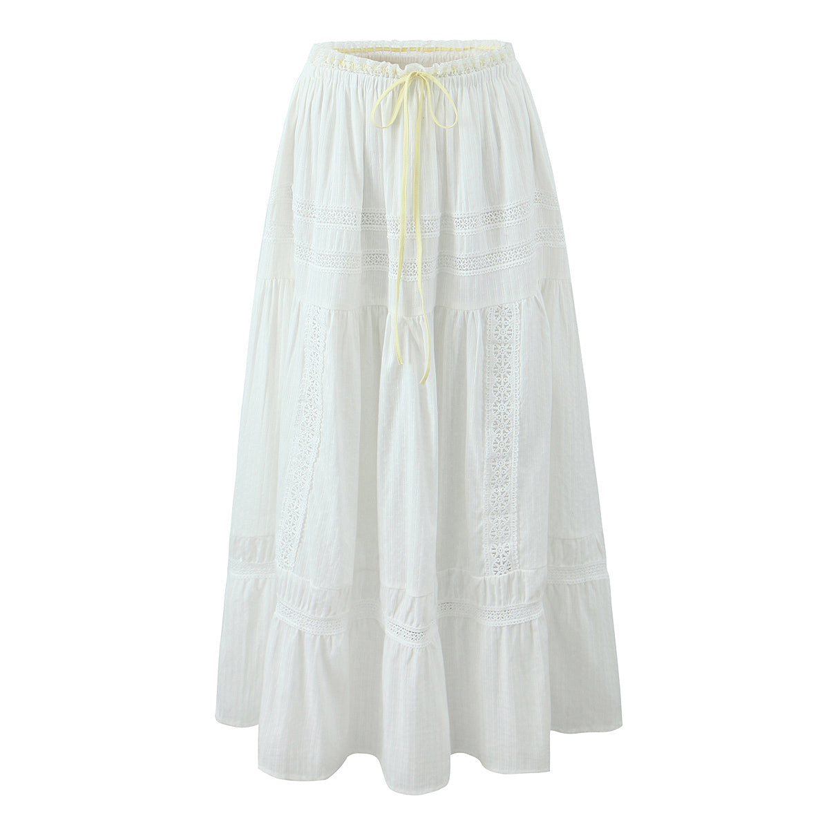 Women's Spring Summer French Lace Top and Skirt Two-Piece Set