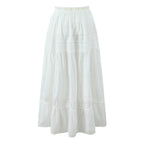 Women's Spring Summer French Lace Top and Skirt Two-Piece Set