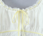 Women's Spring Summer French Lace Top and Skirt Two-Piece Set