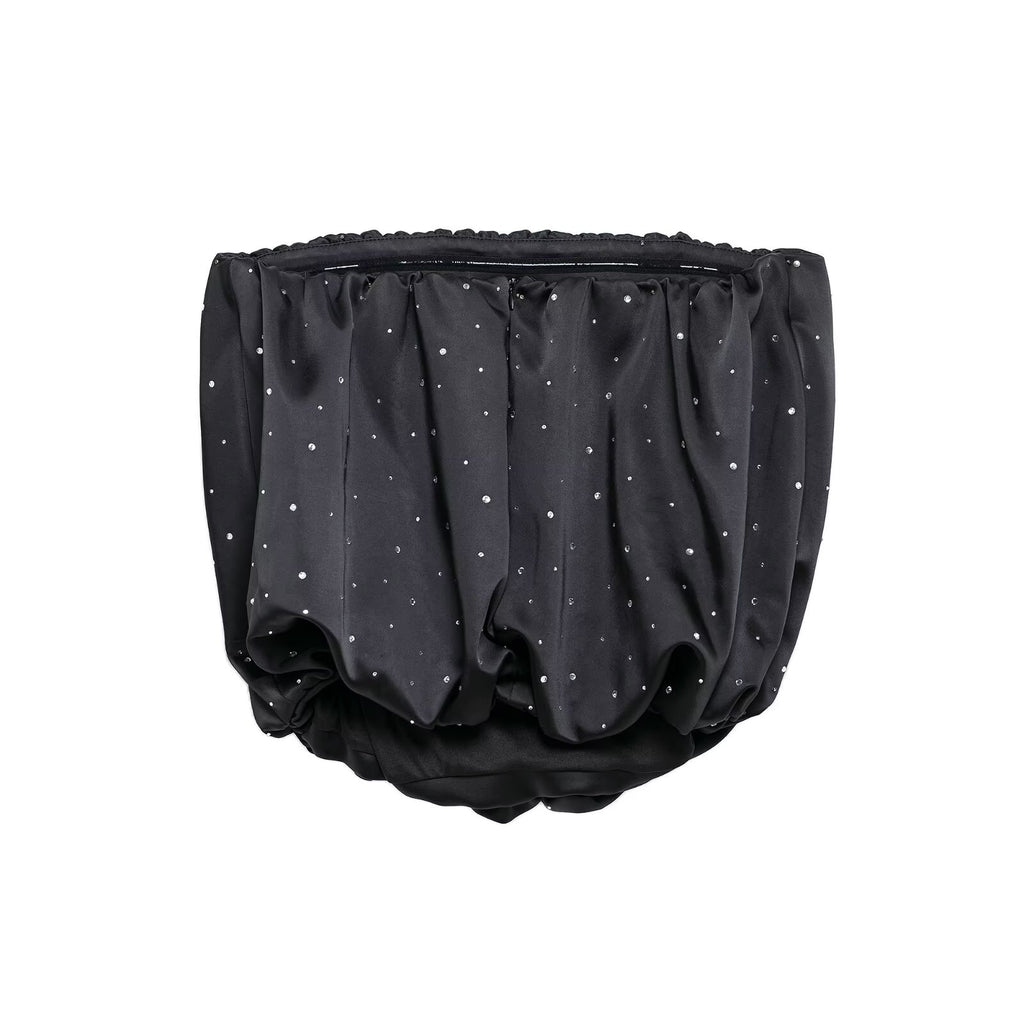 's Design Rhinestone Balloon Version Slim Fit Top