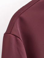 Women's Women Clothing Spring Street Casual Pocket Satin Shirt