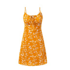 Women's Floral Backless Strap Dress