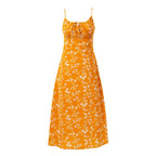 Women's Smocked Floral Midi Dress