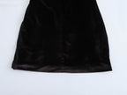 Velvet Bow Cutout Bodycon Mini Dress