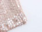 Sequin Halter Backless Bodycon Maxi Dress