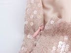 Sequin Halter Backless Bodycon Maxi Dress