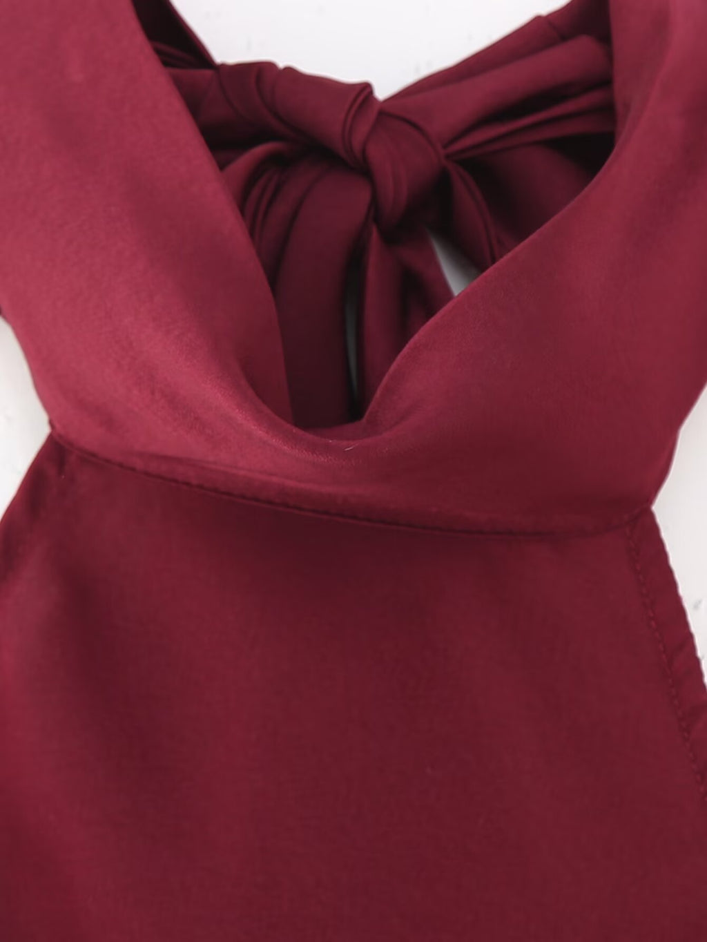 Women's Two Color Hanging Collar Sleeveless Maxi Dress Spring
