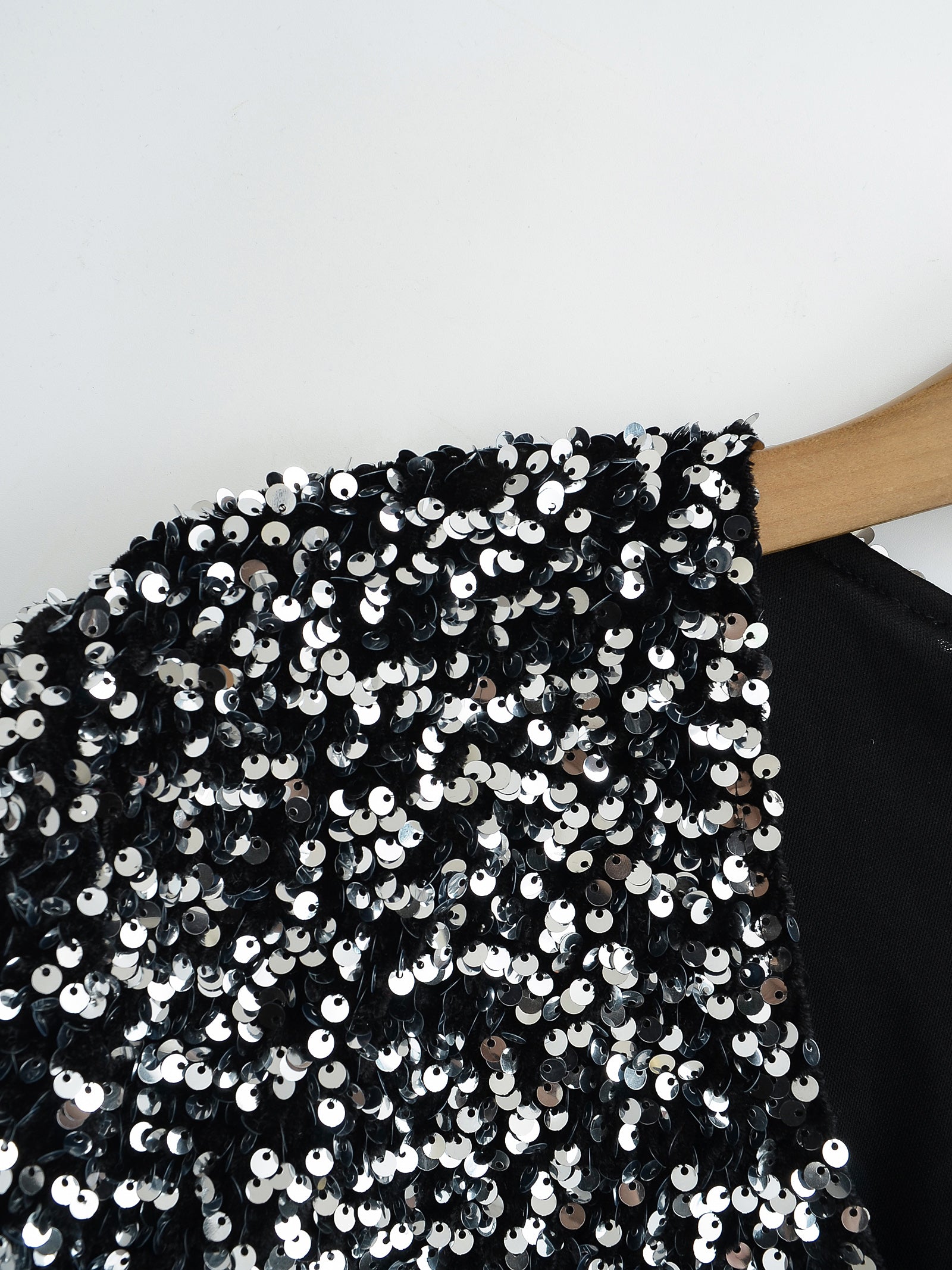 Women's Sequin Bow Lace-Up Party Top