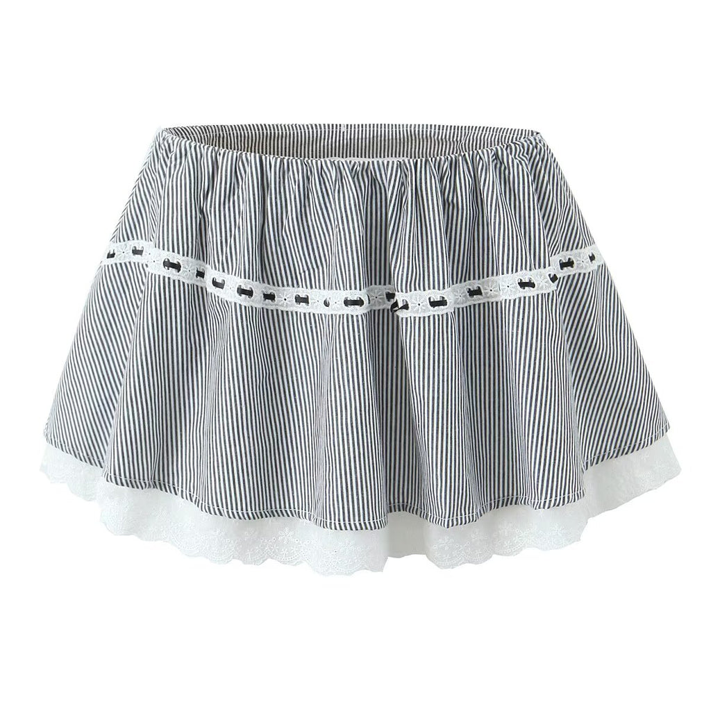 Black Stripe Skirt