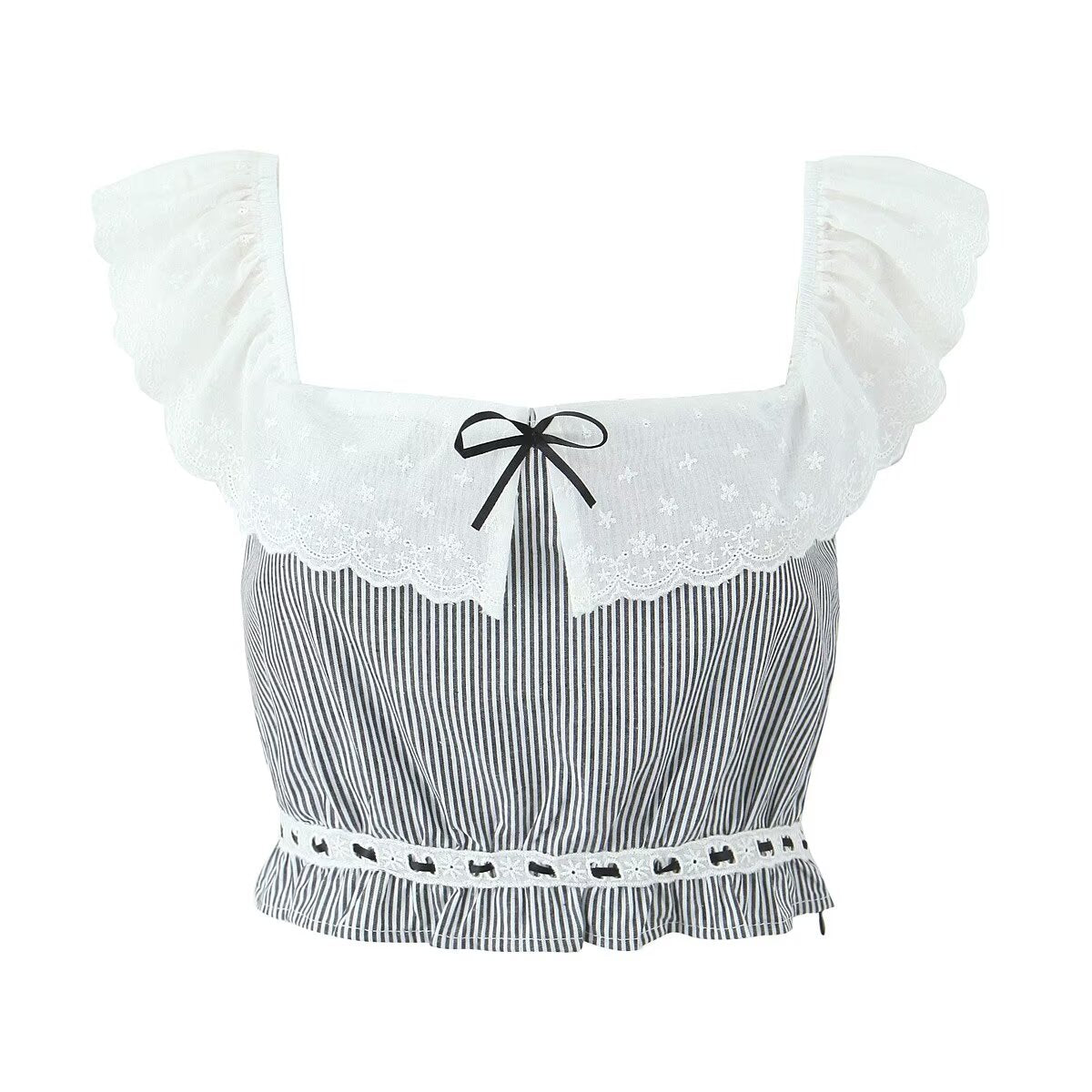 Black Stripe Top