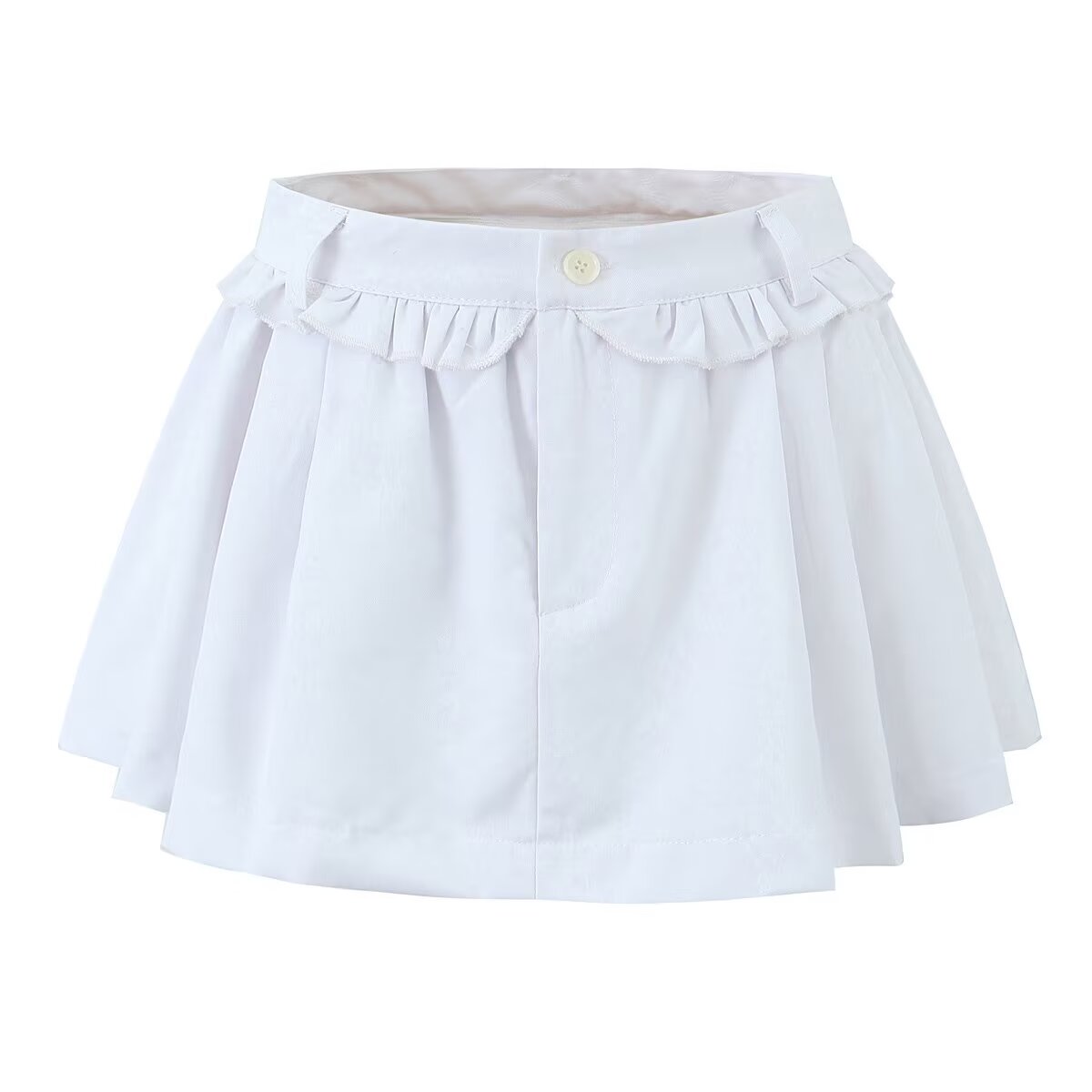 A Line Pettiskirt Wide Pleated Spring High Looking Skirt