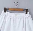 A Line Pettiskirt Wide Pleated Spring High Looking Skirt