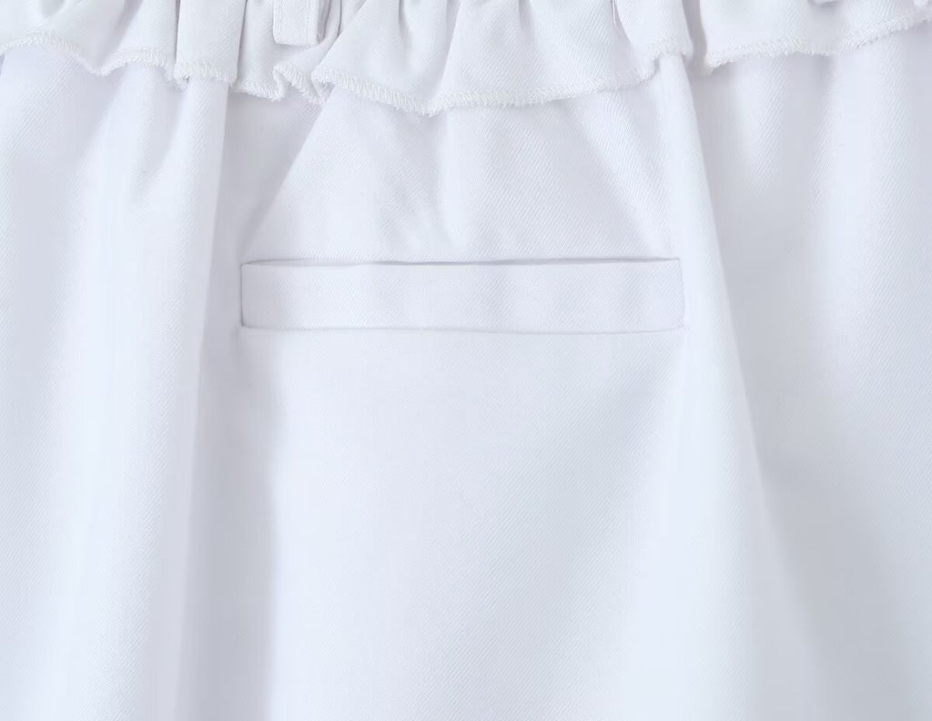 A Line Pettiskirt Wide Pleated Spring High Looking Skirt