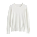 Women's Button-Cuff Knit Top