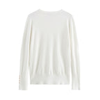 Women's Button-Cuff Knit Top