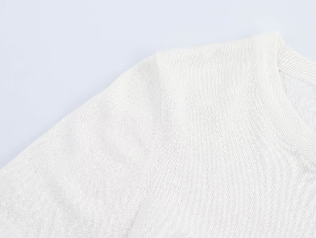 Women's Button-Cuff Knit Top
