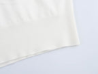 Women's Button-Cuff Knit Top