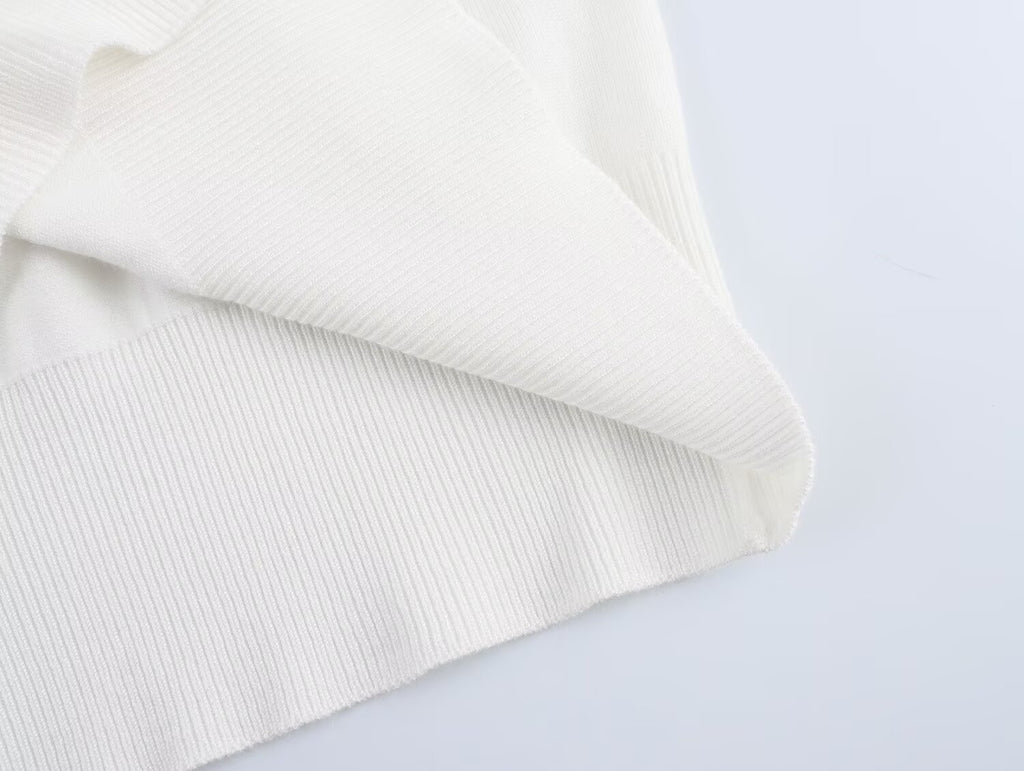 Women's Button-Cuff Knit Top