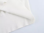 Women's Button-Cuff Knit Top