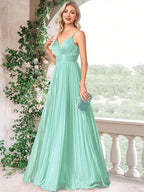 Suspender Evening Dress for Women Cocktail Sexy Backless Elegant Slim-Fit Dress Blue Dress Women