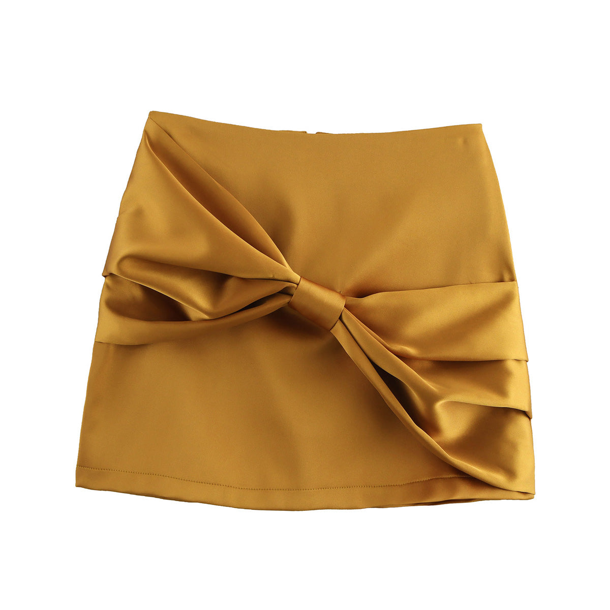 Popular Elegant Bow Glossy Skirt