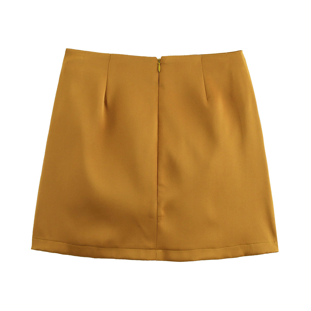 Popular Elegant Bow Glossy Skirt