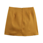 Popular Elegant Bow Glossy Skirt