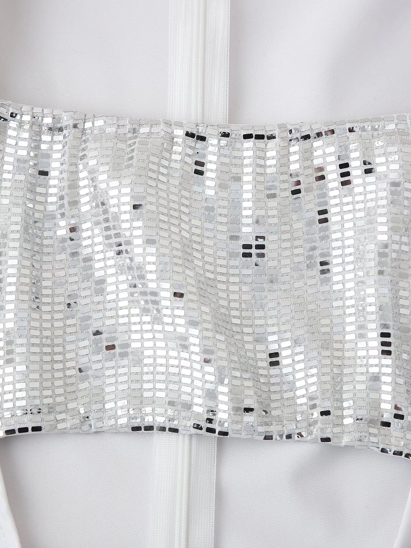 Sequin Corset Cutout Bodycon Dress
