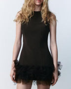 Women's Mesh Patchwork Jumpsuit