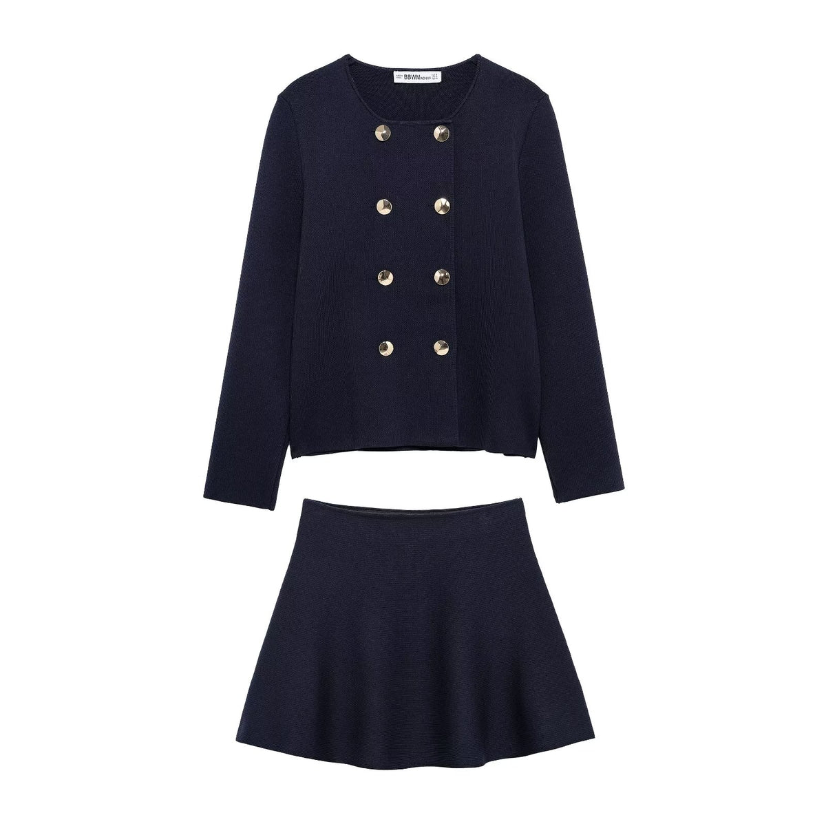 Women's Mini Skirt Suit Two-Piece Set