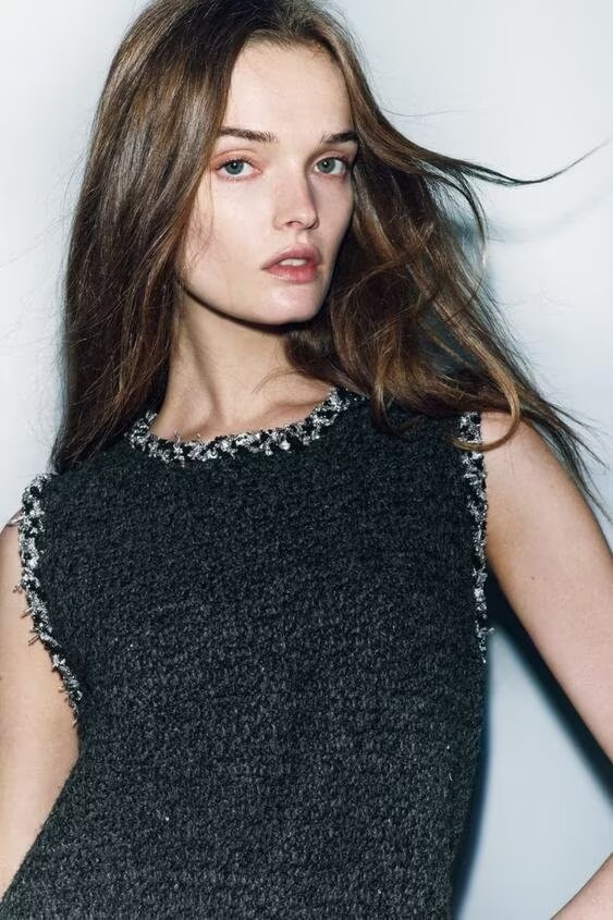 Beaded Sleeveless Short Dress