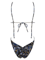 Deep Plunge One-piece Swimwear