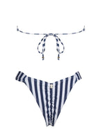 Striped Tube Bikini Swimwear