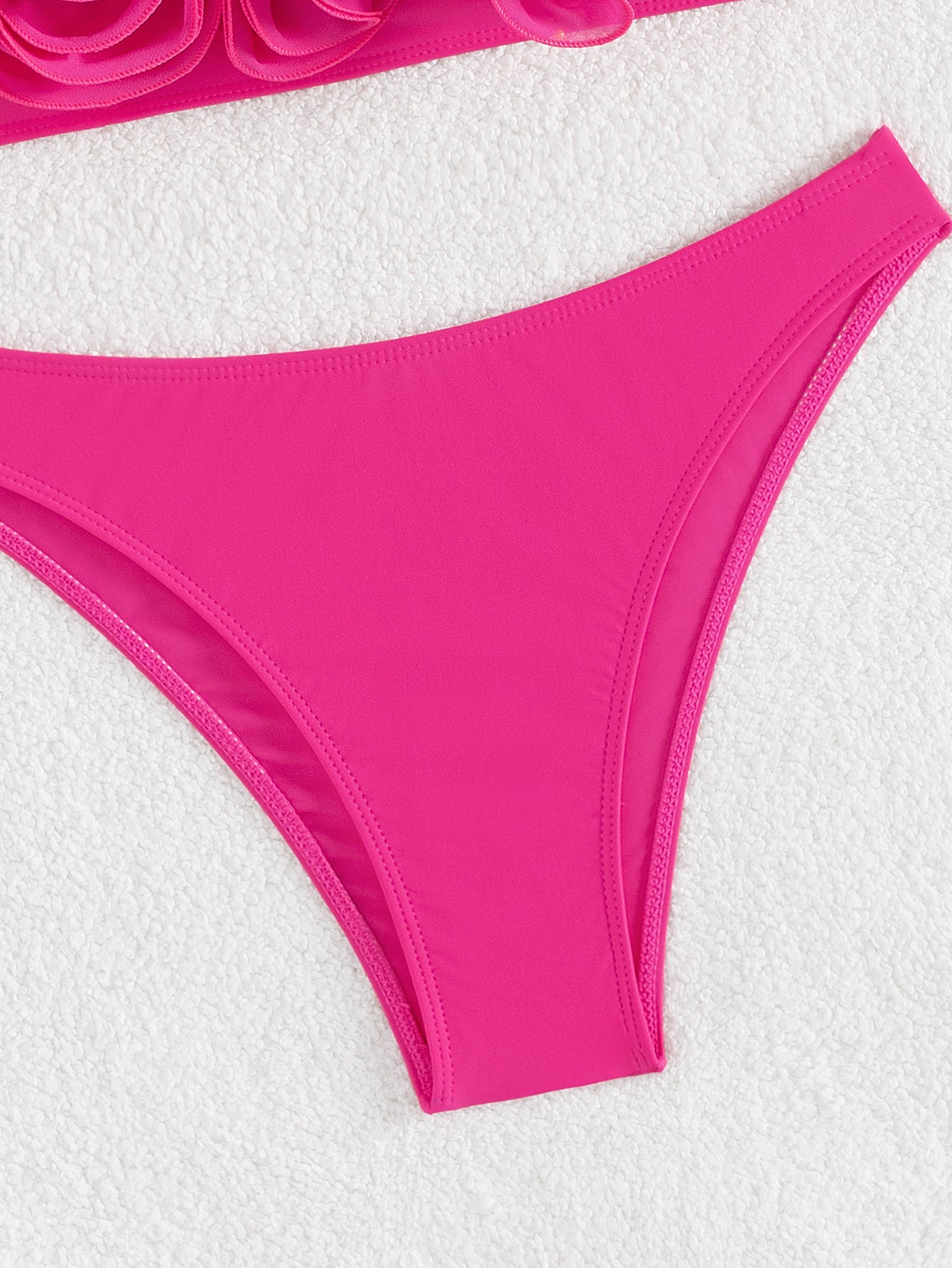 Split Swimsuit Women Rose Flat Bikini Sexy HW Bikini