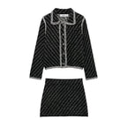 Women's Elegant Collared Long-Sleeve Jacket