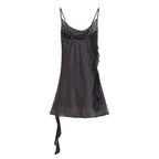 Asymmetric Ruffle Mini Dress