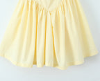 Halter Ruched A-Line Mini Dress