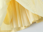 Halter Ruched A-Line Mini Dress