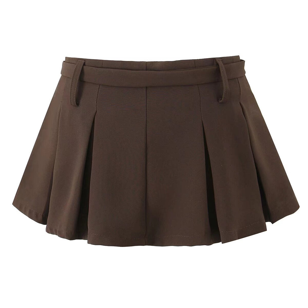 Women's Tube With Ornament Short Vest and Skirt Two-Piece Set