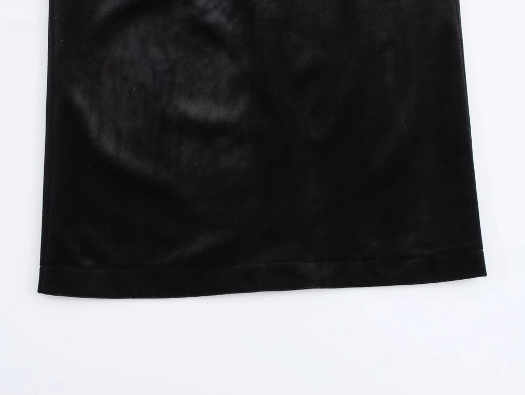 Velvet Asymmetric Ruched Bodycon Maxi Dress